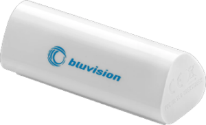 white bluvision device